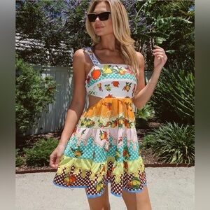 Praiano Print Mini Dress